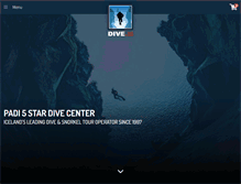 Tablet Screenshot of dive.is