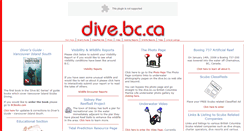 Desktop Screenshot of dive.bc.ca