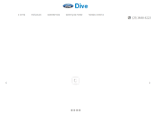 Tablet Screenshot of dive.com.br